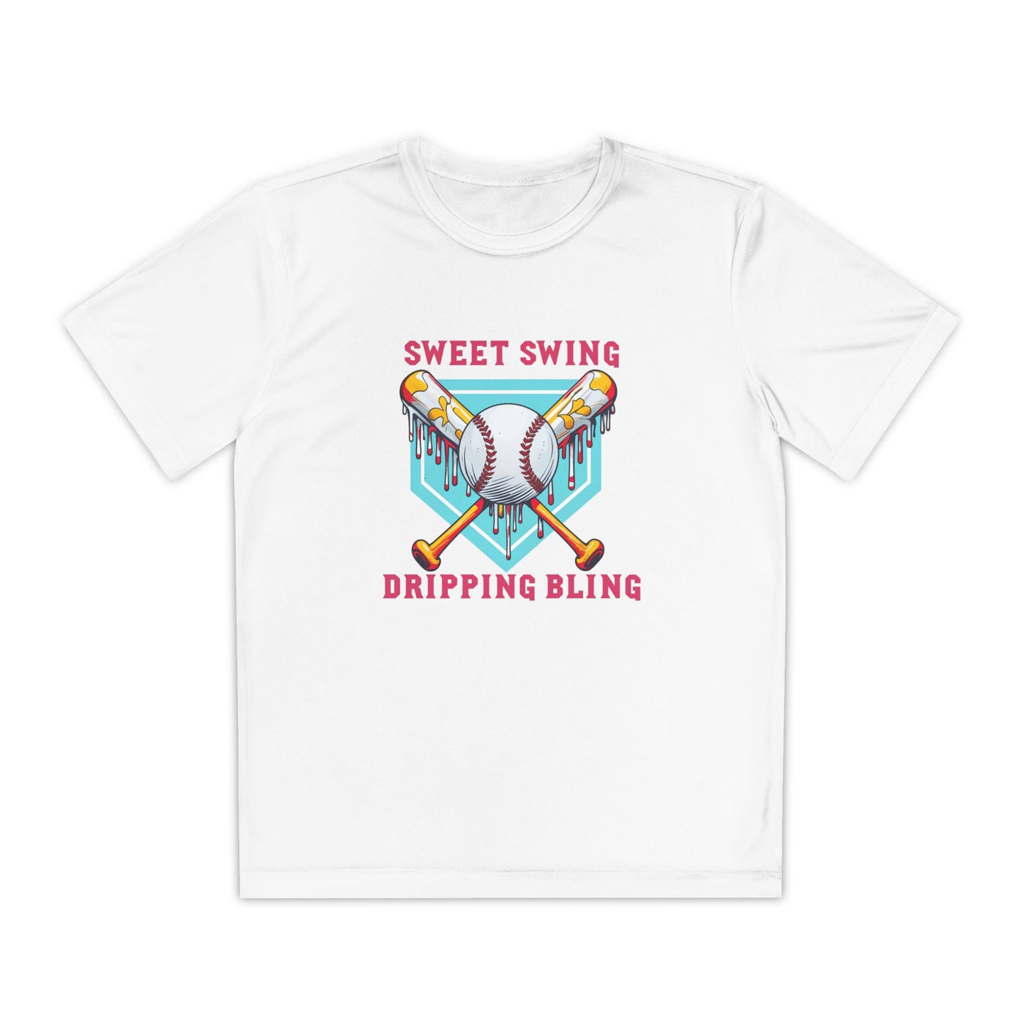 Sweet Swing Dripping Bling Boys Tee