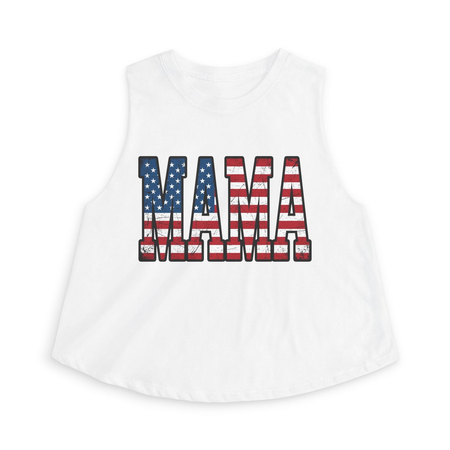 Patriotic MAMA Crop Top