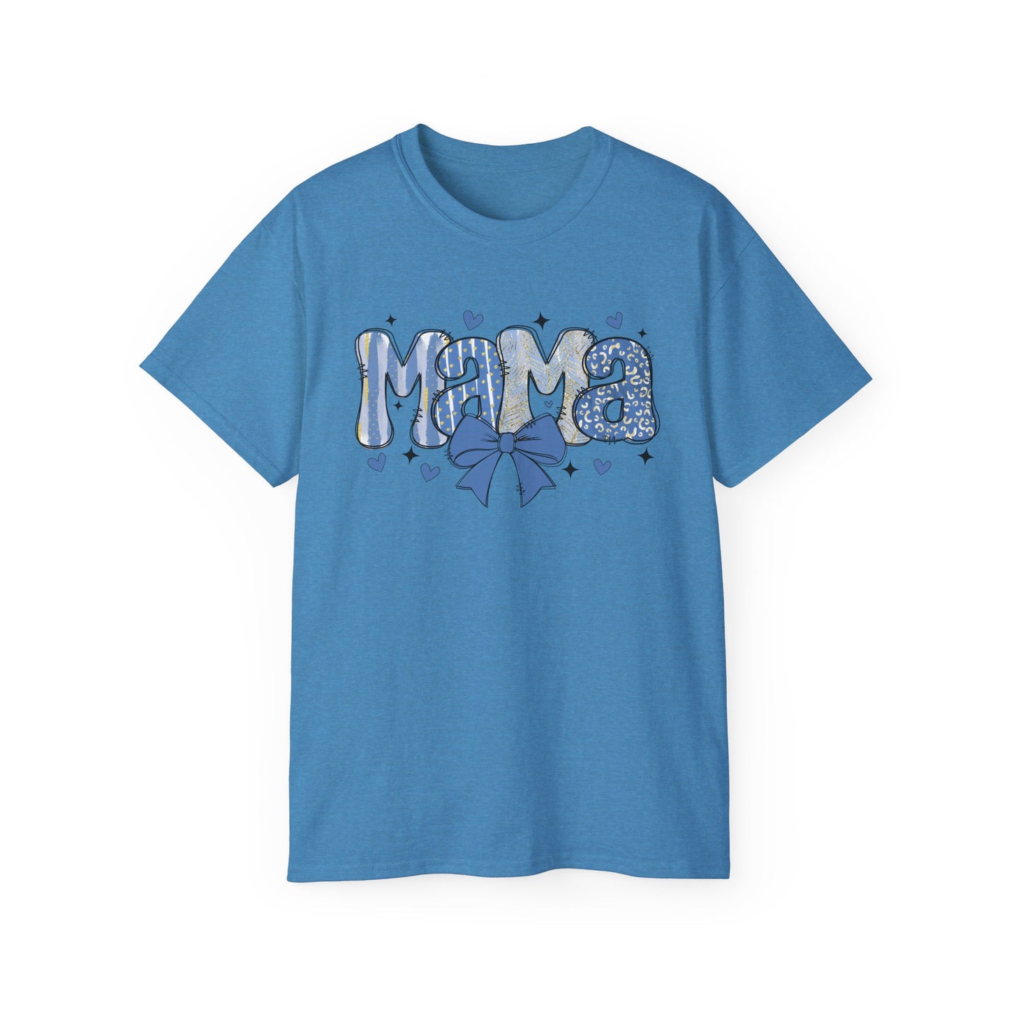 Mama Blue Bow T‑Shirt