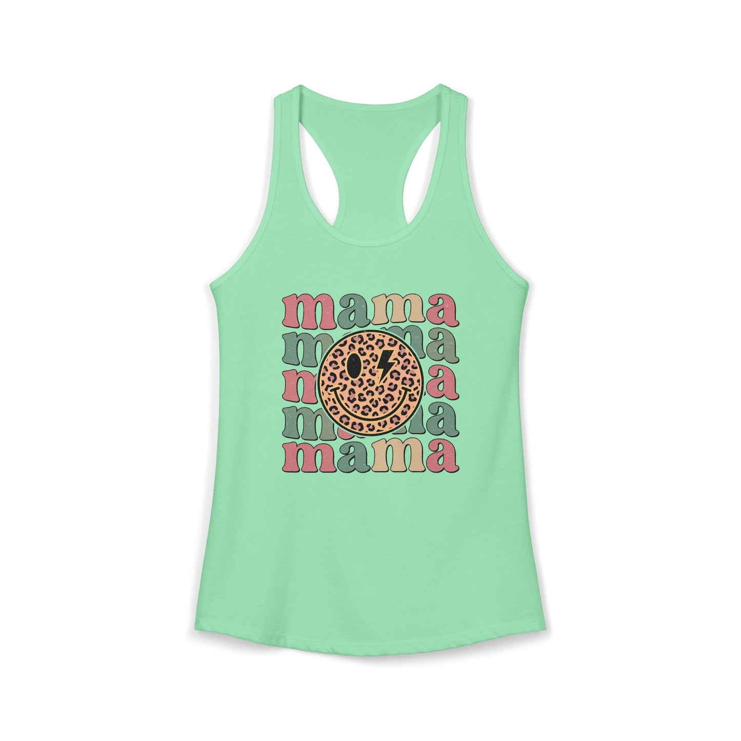 Mama Smiley Racerback Tank