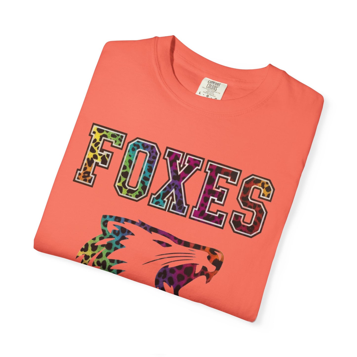 Foxes Leopard Mascot Tee