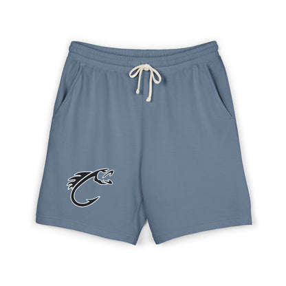 Lightweight Fleece Sweat Shorts with Fishing Hook Logo