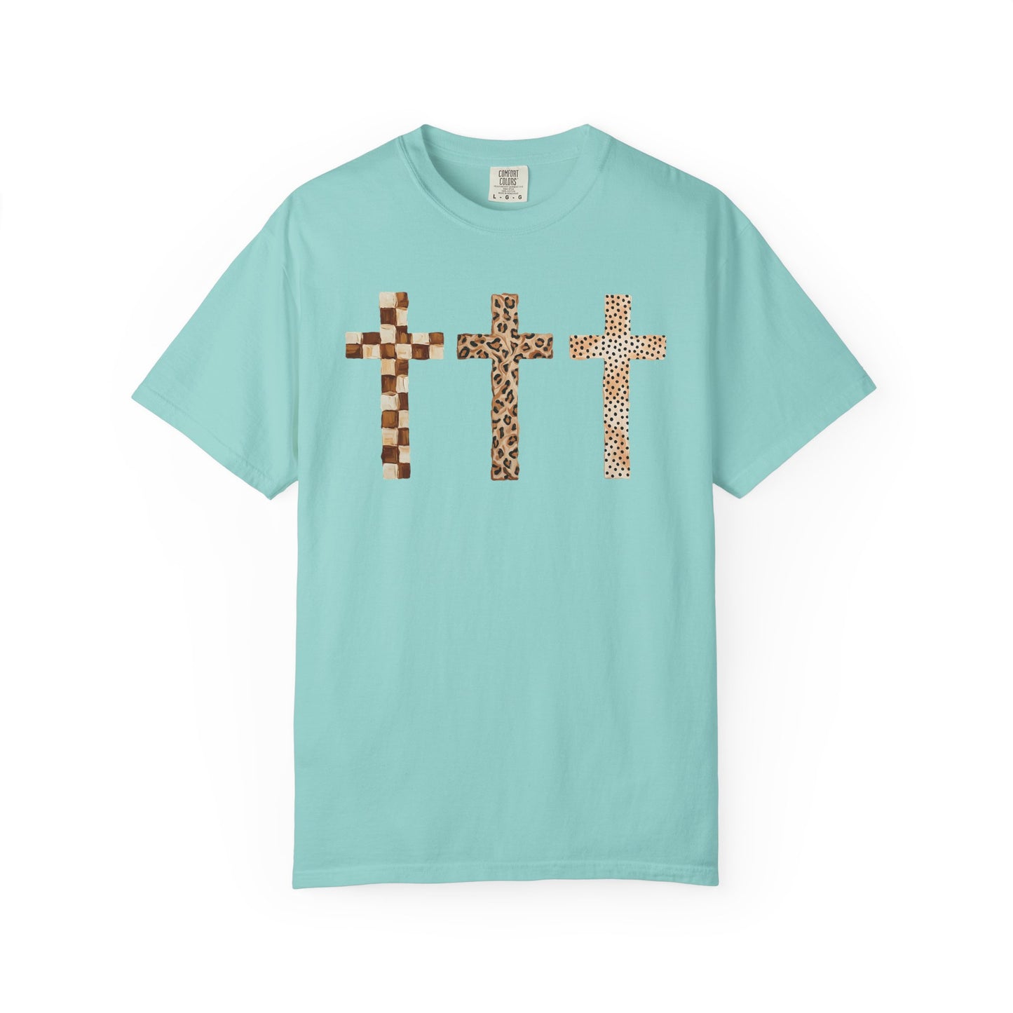 Animal Print Cross Tee