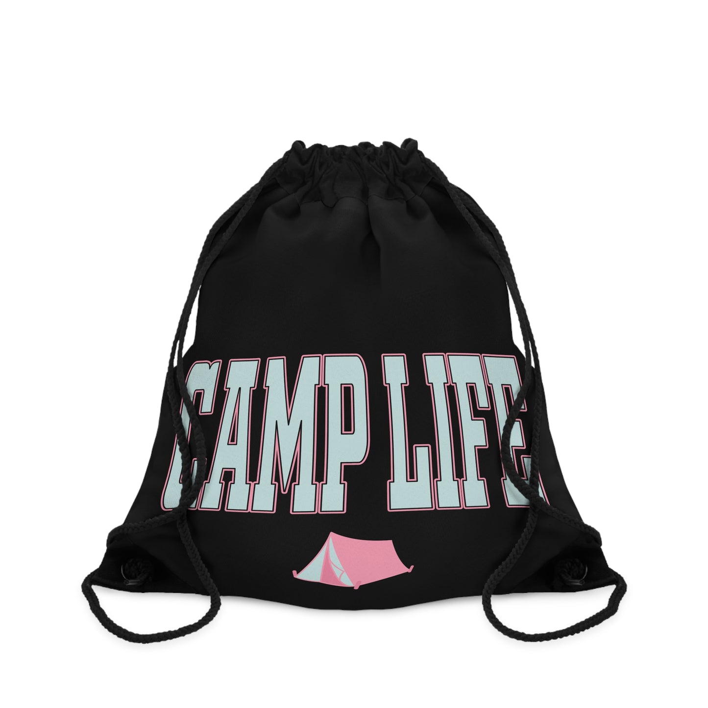 Camp Life Drawstring Bag
