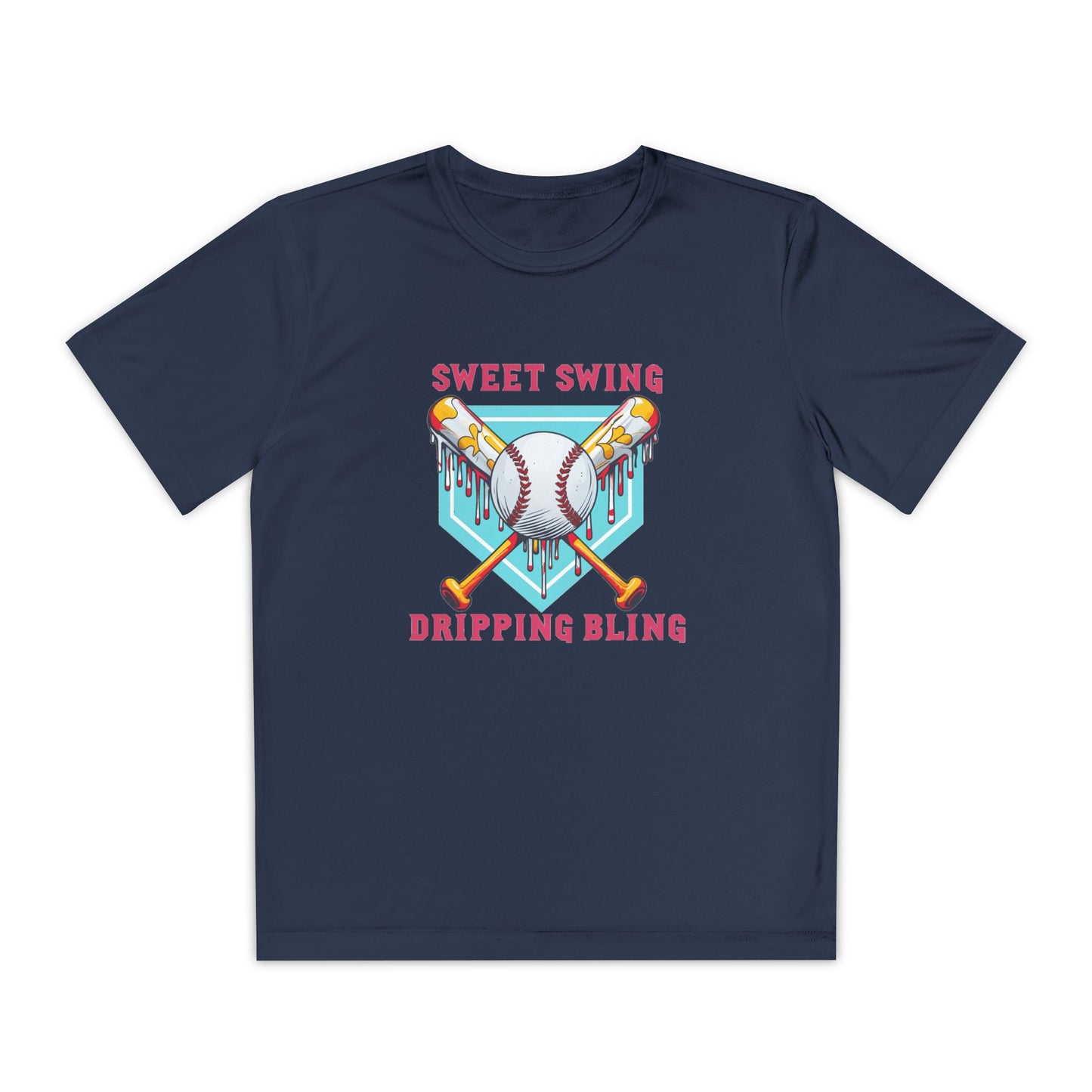 Sweet Swing Dripping Bling Boys Tee
