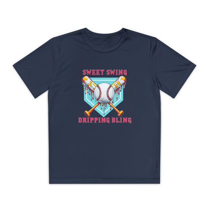 Sweet Swing Dripping Bling Boys Tee