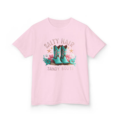 Salty Hair, Sandy Boots" Tee