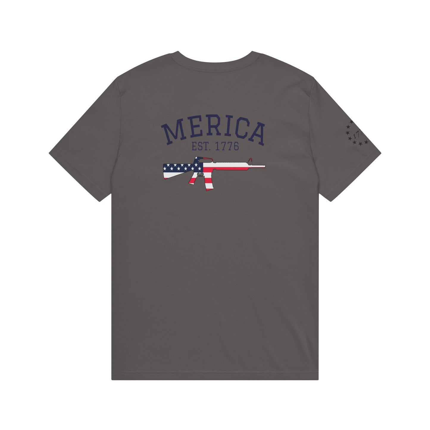 'Merica Est. 1776 Flag Rifle T-Shirt