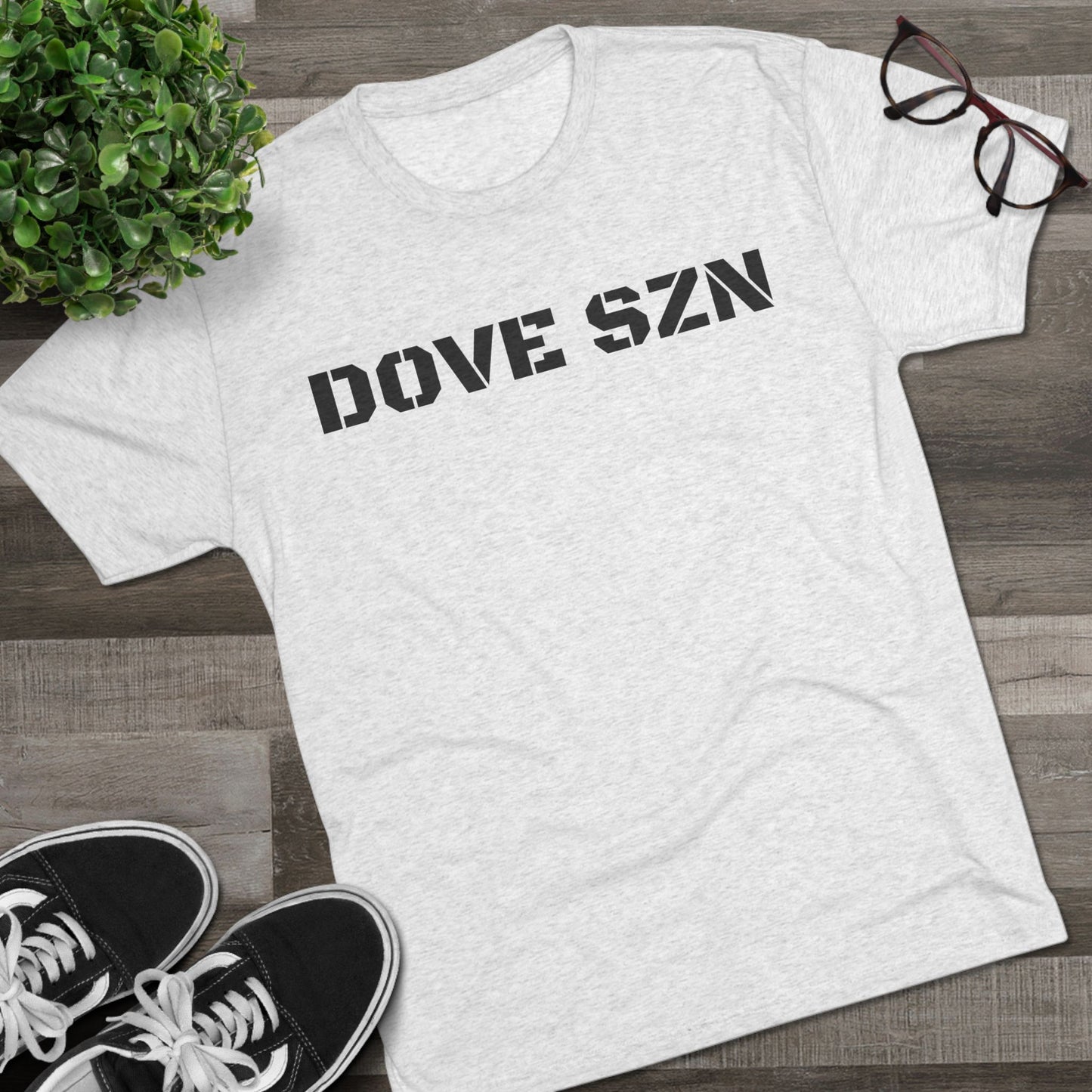 DOVE SZN Military Stencil T-Shirt — Minimalist Graphic Tee for Dove Lovers