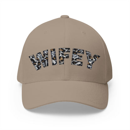 Wifey Embroidered Leopard Print Cap