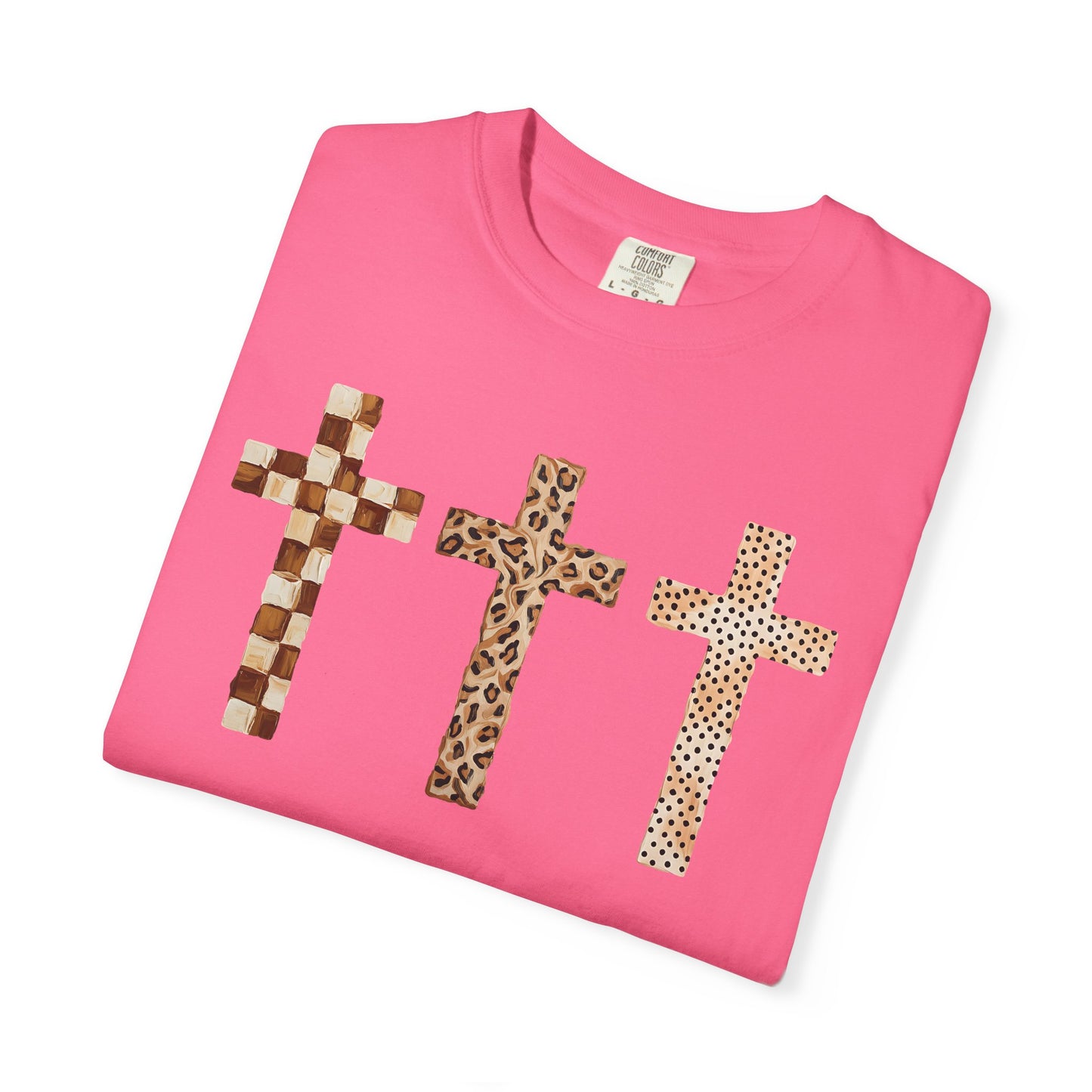 Animal Print Cross Tee