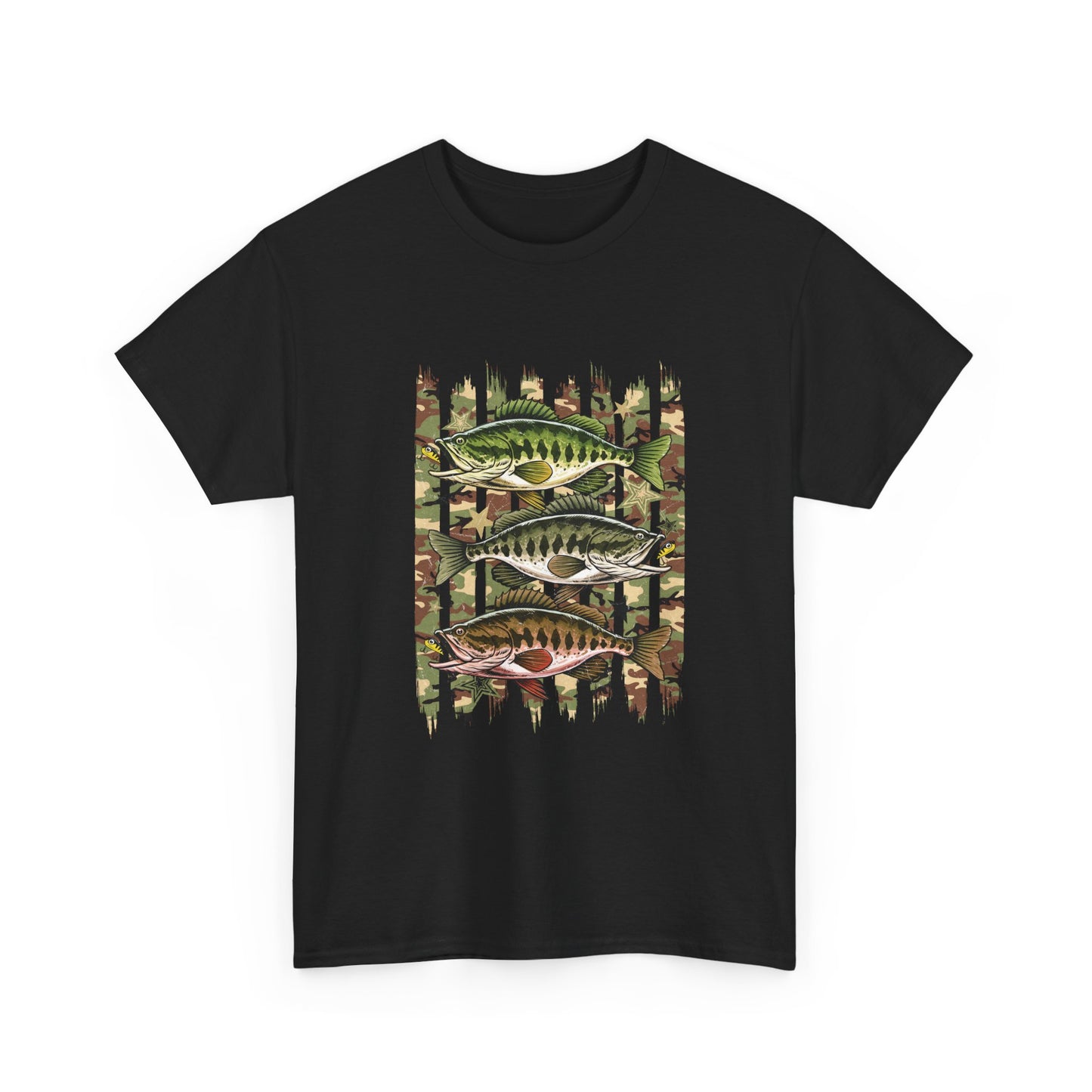 Fishing Bass Camouflage Tee