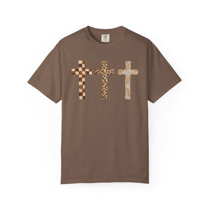 Animal Print Cross Tee