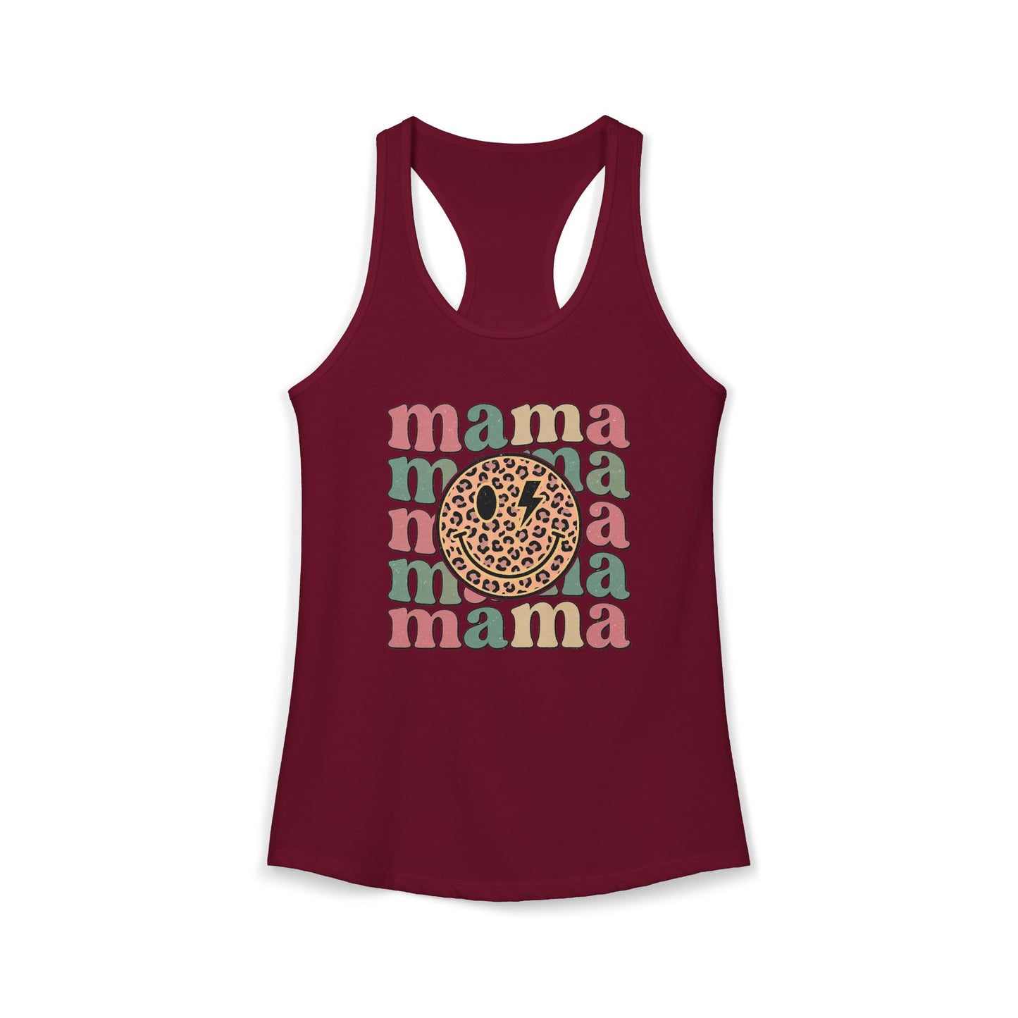 Mama Smiley Racerback Tank