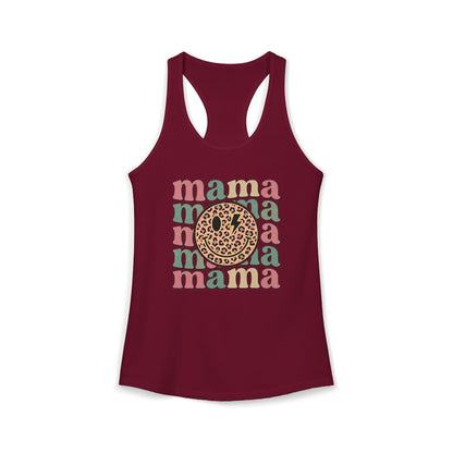 Mama Smiley Racerback Tank