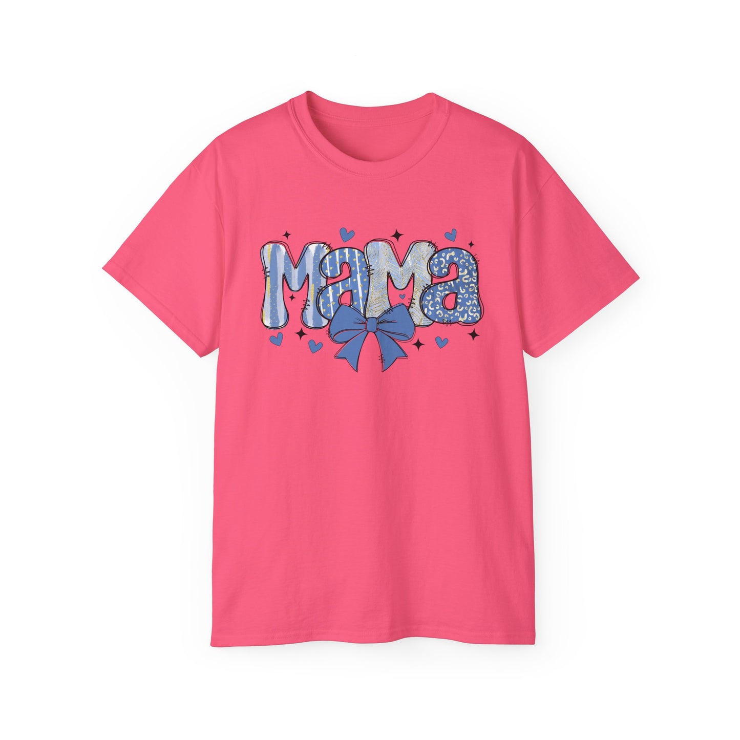 Mama Blue Bow T‑Shirt