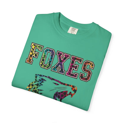 Foxes Leopard Mascot Tee