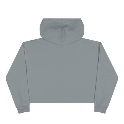 Foxes Mascot Crop Hoodie — Green Sports Team Logo