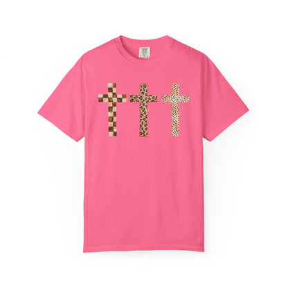 Animal Print Cross Tee