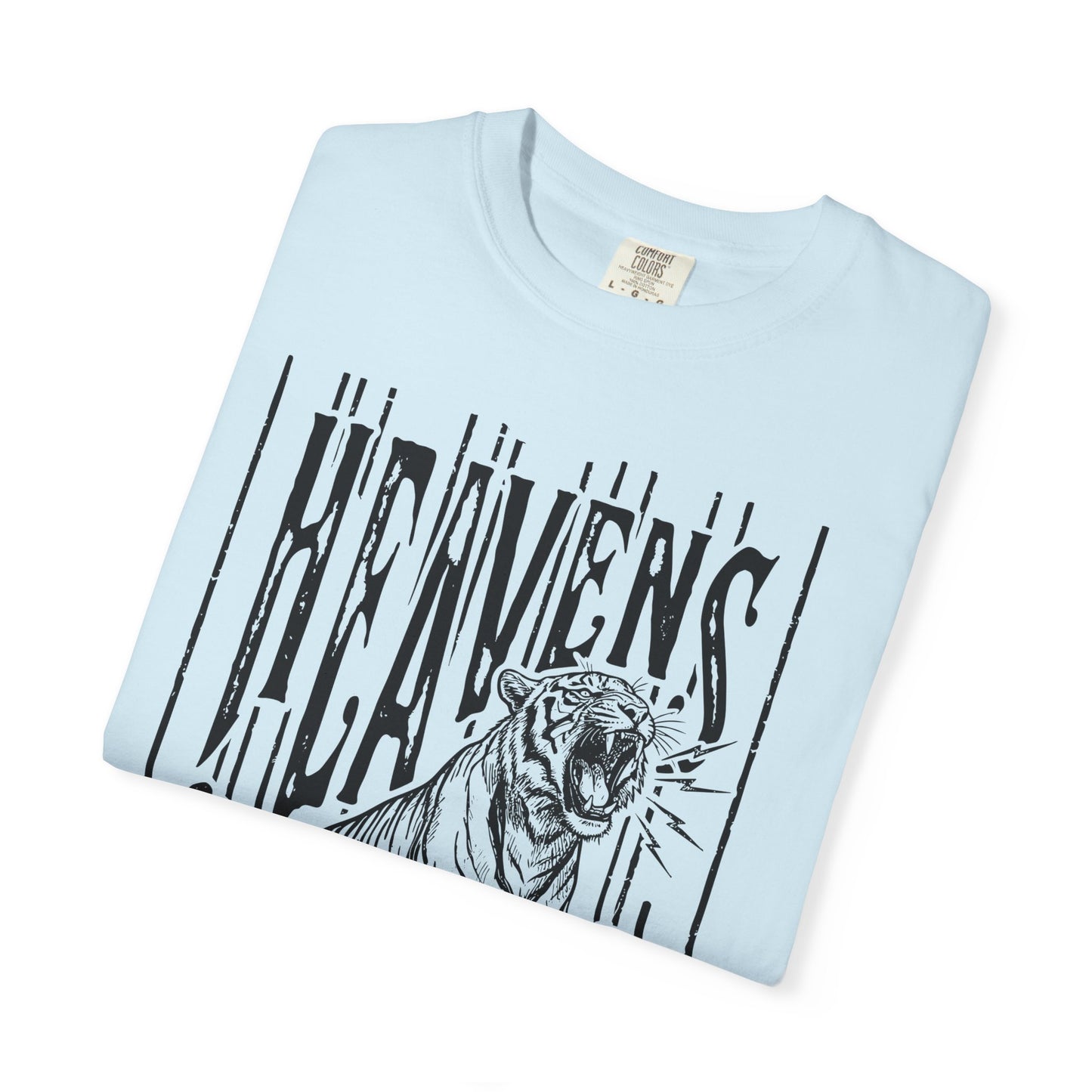 Heaven's Are Roaring Tiger Tee- Pink Writing