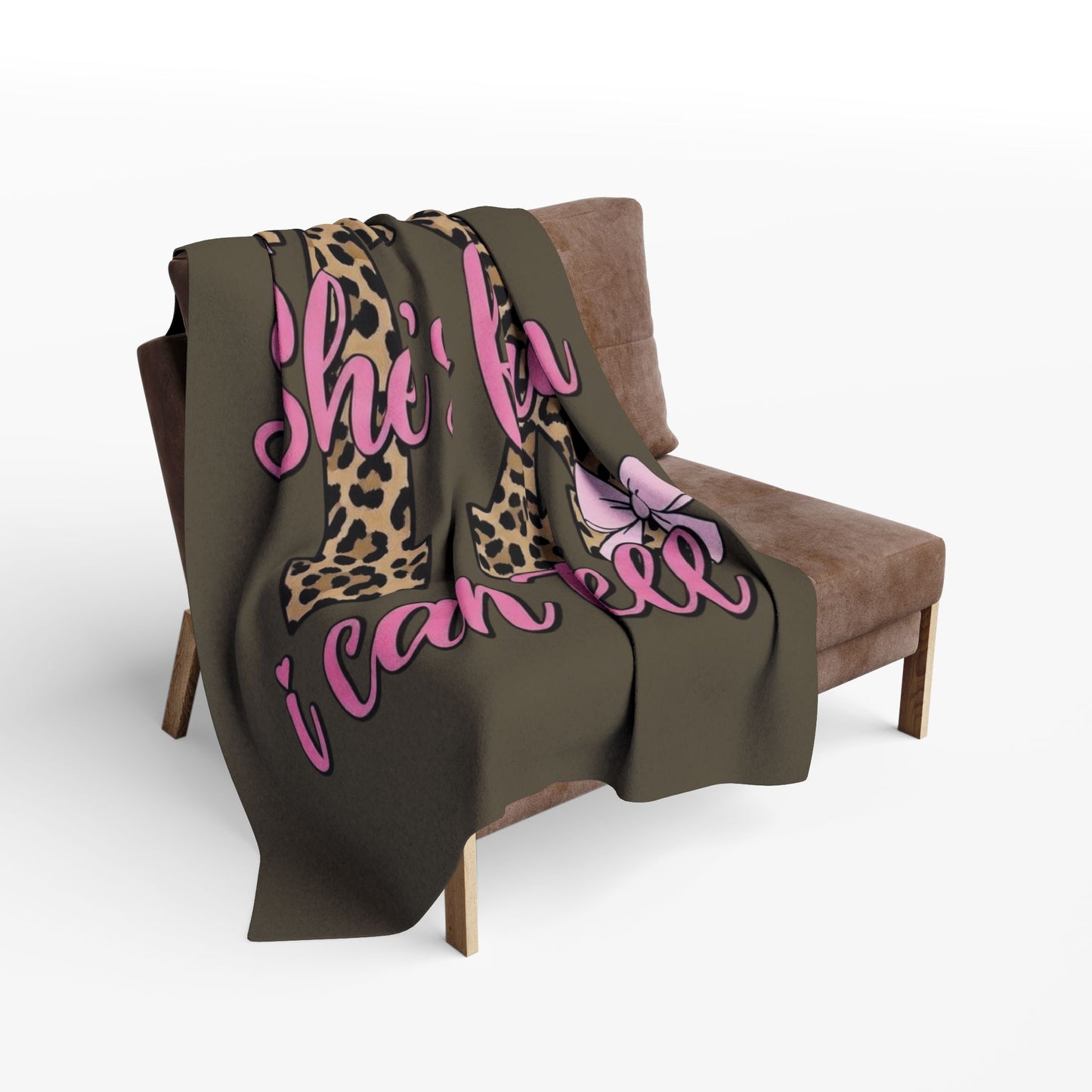 Leopard TX 'She's From I Can Tell' Fleece Blanket