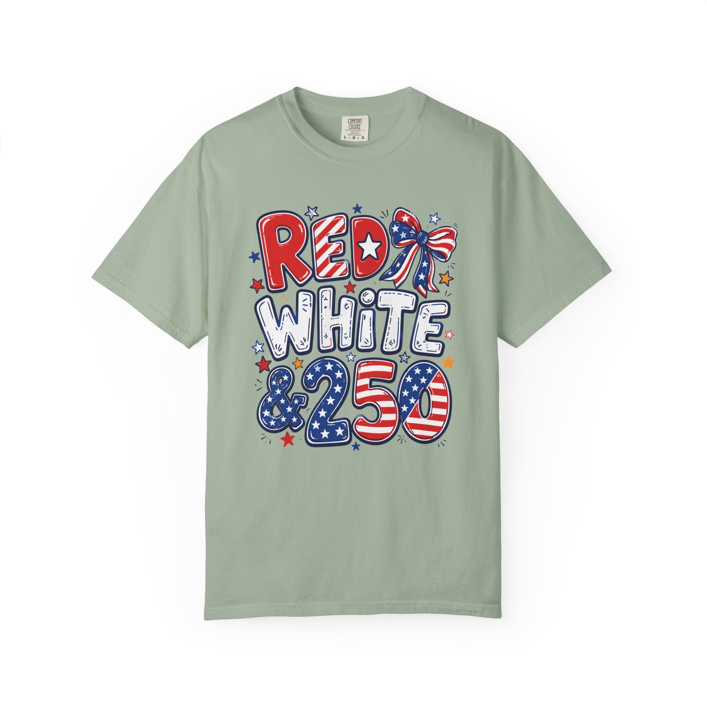 Red White & 250 Patriotic Tee