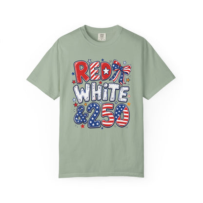 Red White & 250 Patriotic Tee