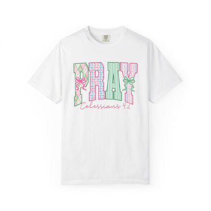 Pray Floral Graphic Tee