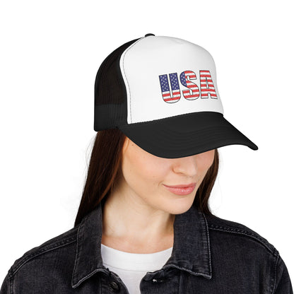 USA Flag Trucker Hat