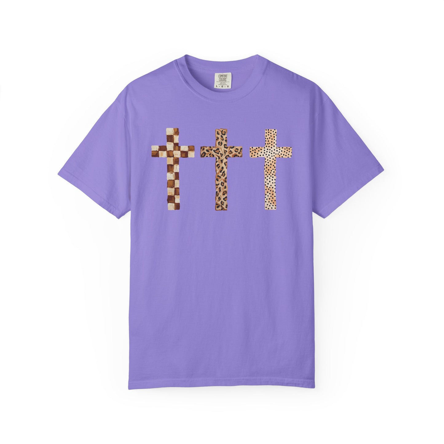 Animal Print Cross Tee