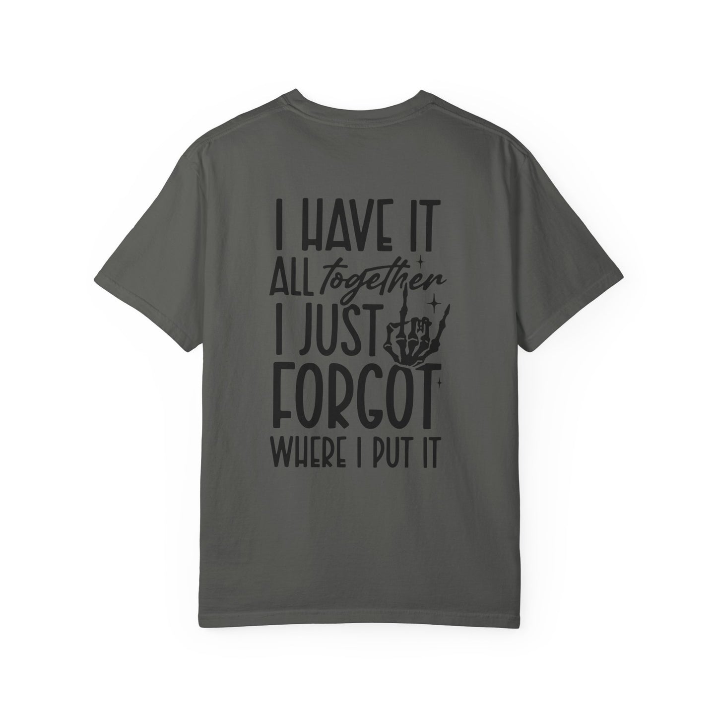 Mom Life Tee - Front& Back - Black Writing