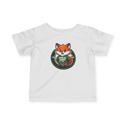 Infant Tee — Cute Fox 'Future Firefighter' Baby Shirt