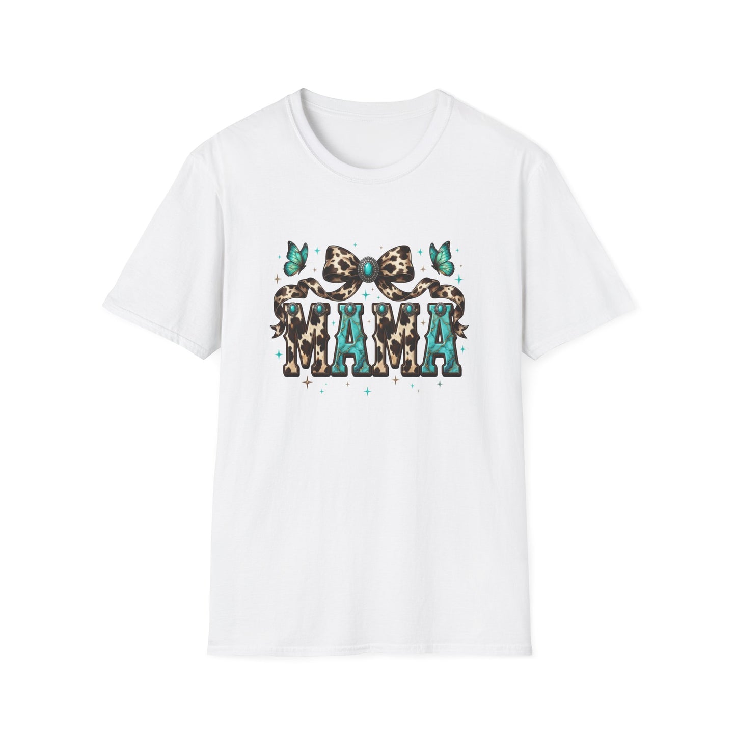 Mama Leopard Bow T‑Shirt