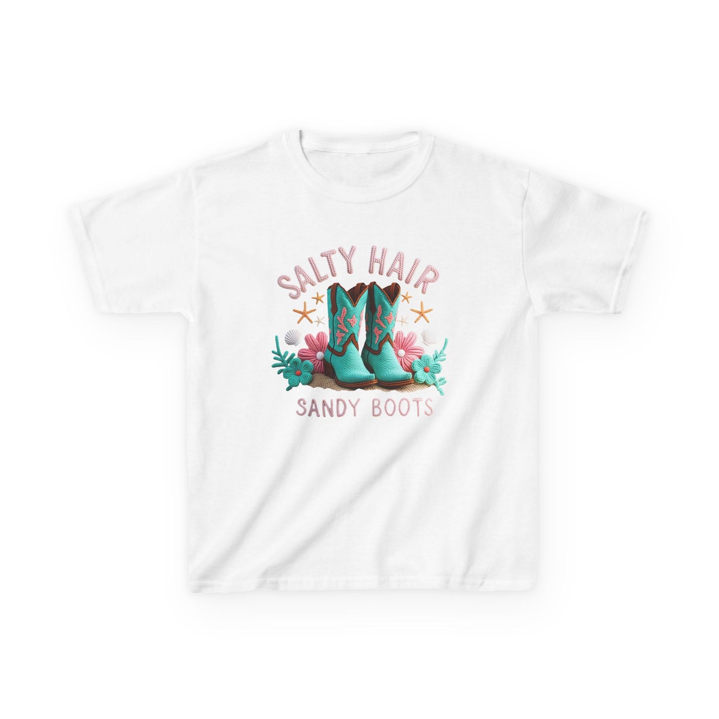 Salty Hair, Sandy Boots" Tee