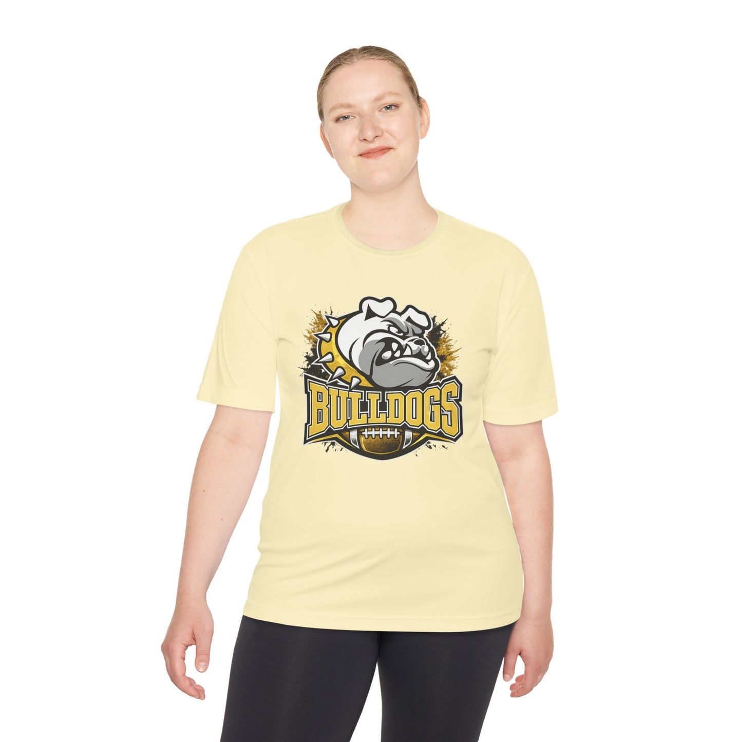 Bulldogs Football Mascot Tee — Moisture‑Wicking Sports Shirt