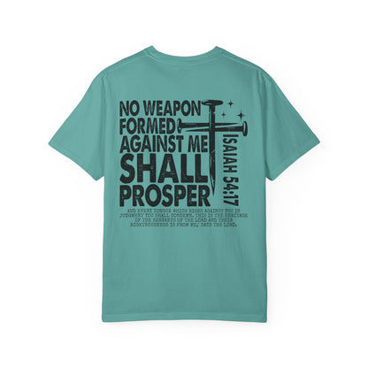 Isaiah 54:17 Faith Tee Front& Back