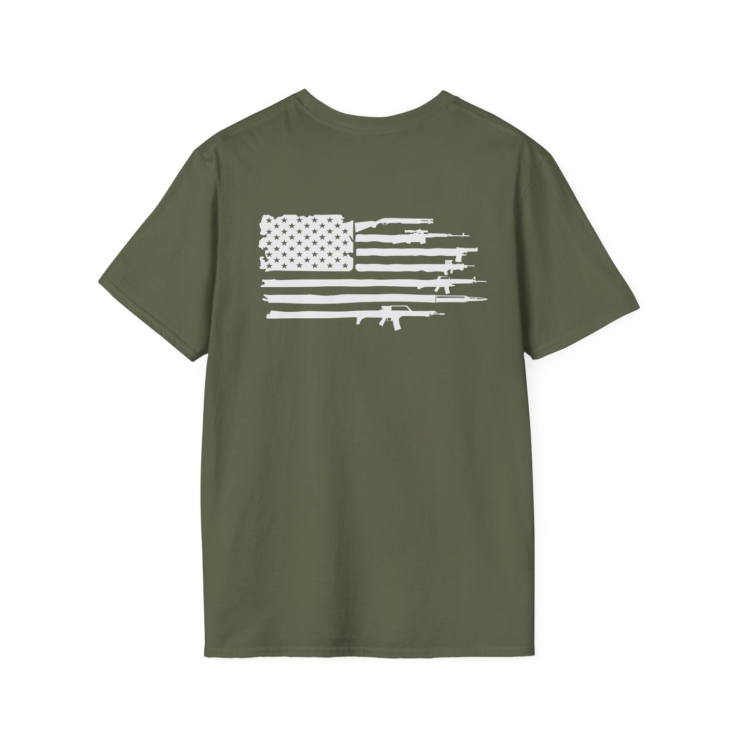 American Flag Rifle T-Shirt