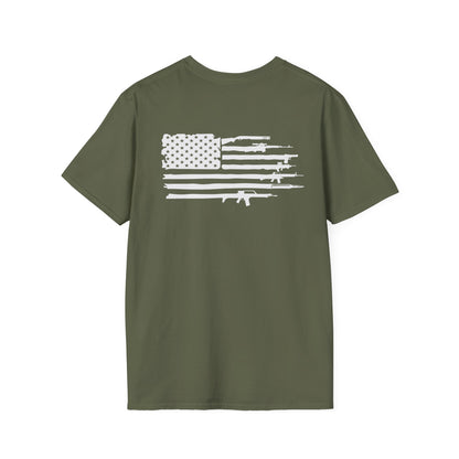 American Flag Rifle T-Shirt