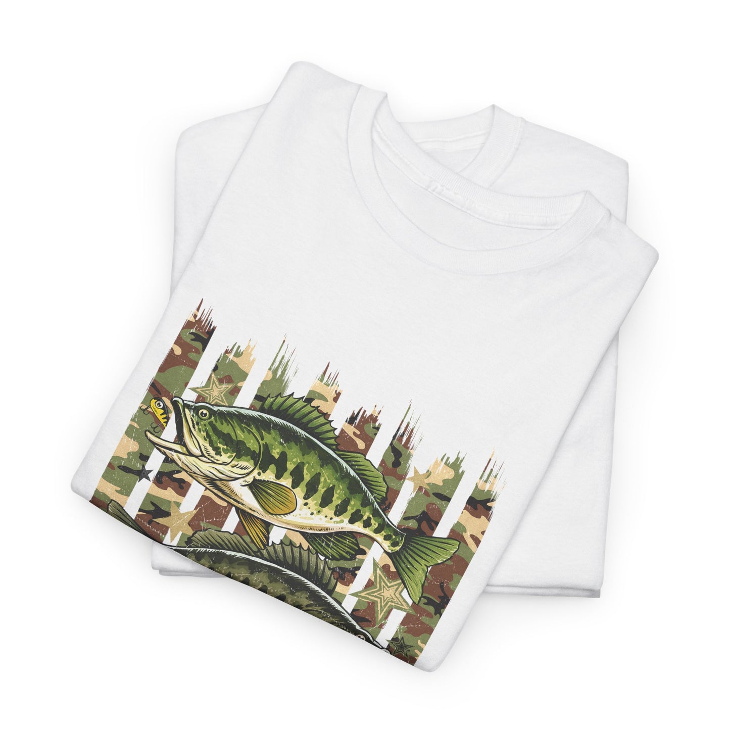 Fishing Bass Camouflage Tee
