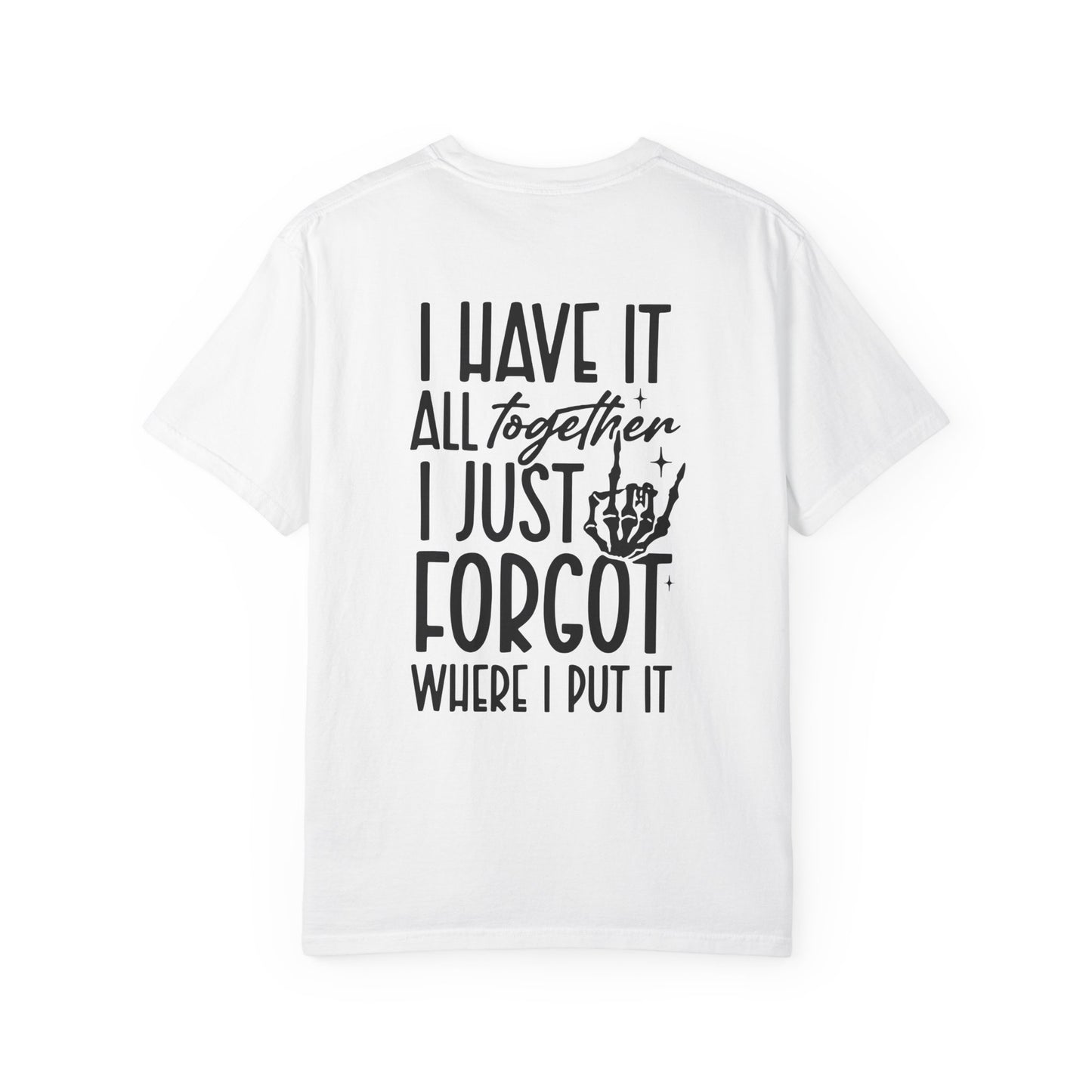 Mom Life Tee - Front& Back - Black Writing