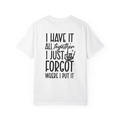 Mom Life Tee - Front& Back - Black Writing