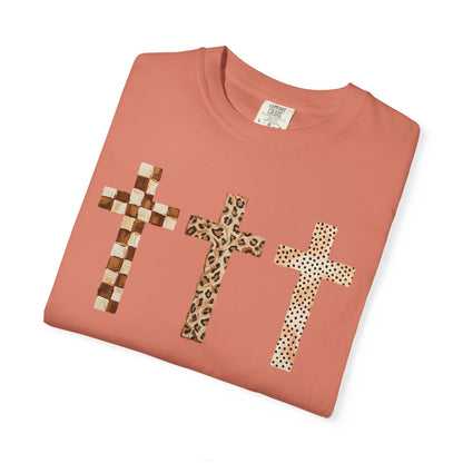Animal Print Cross Tee