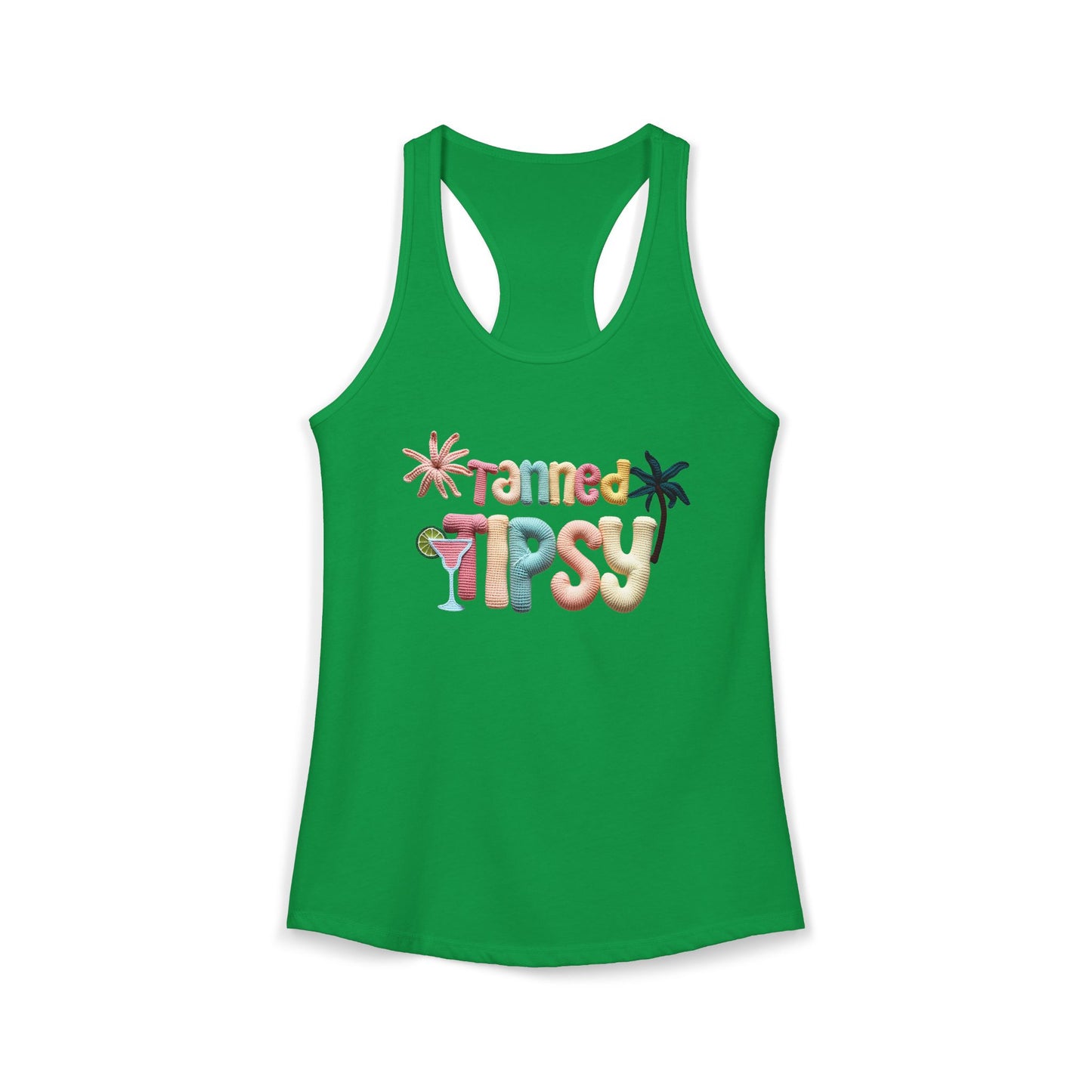 Tanned Tipsy Racerback Tank