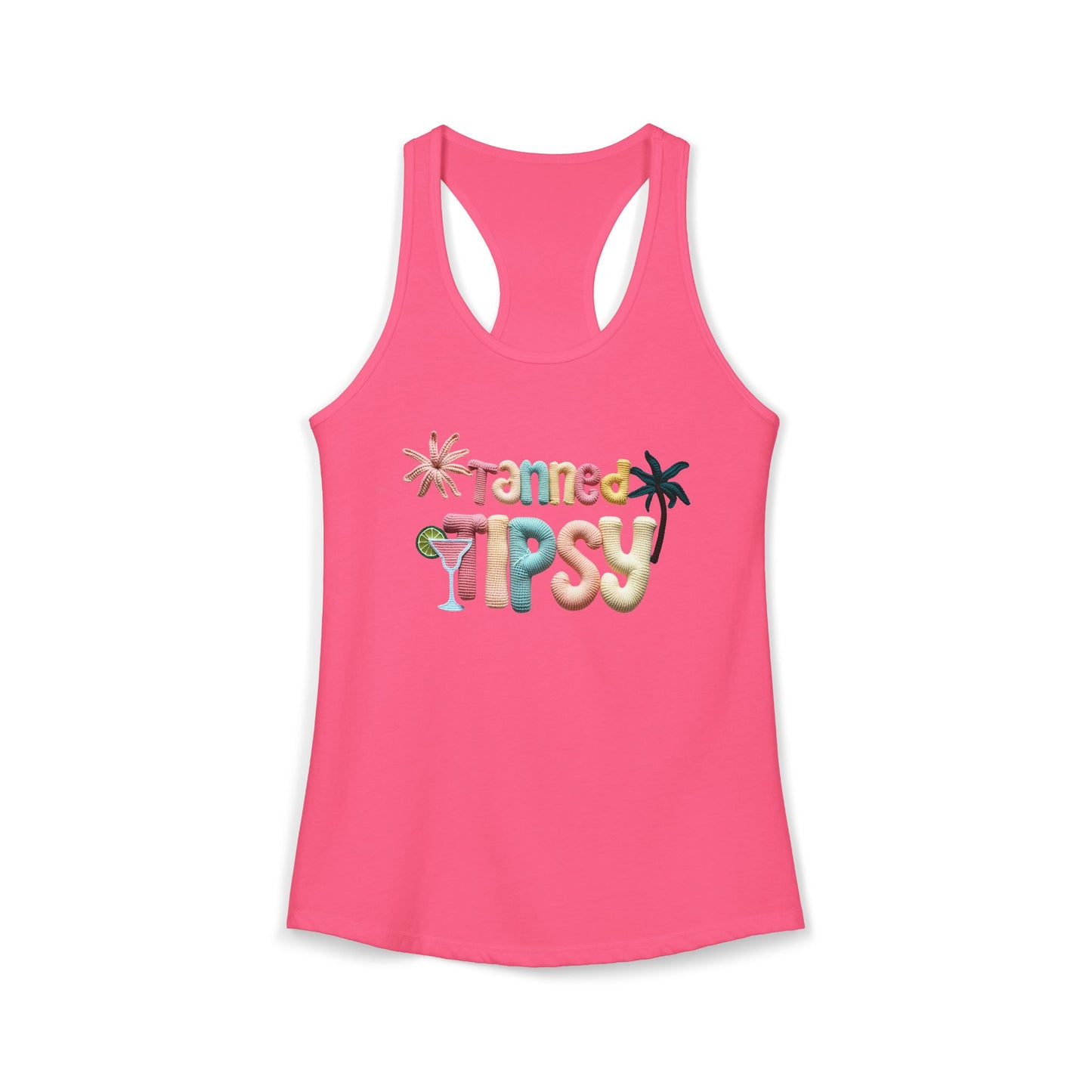 Tanned Tipsy Racerback Tank