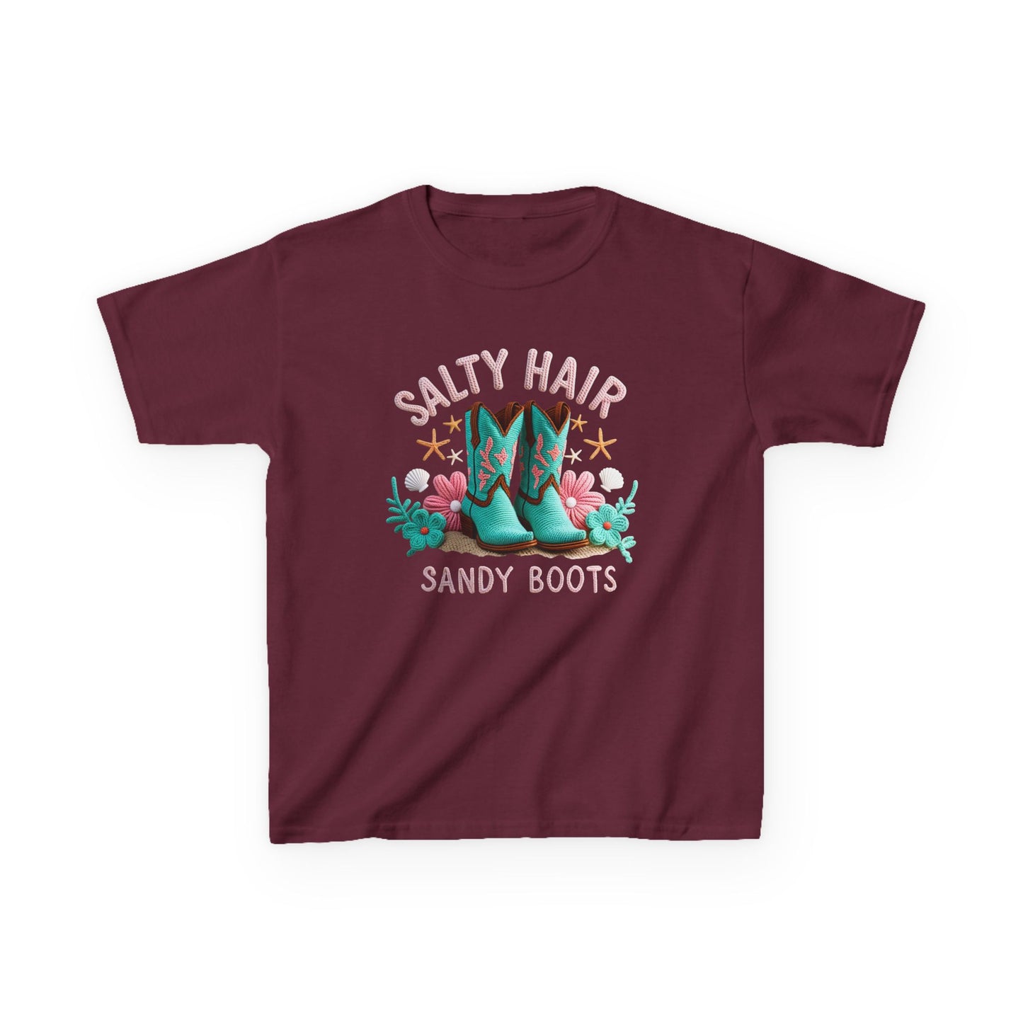 Salty Hair, Sandy Boots" Tee