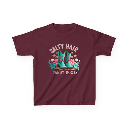 Salty Hair, Sandy Boots" Tee