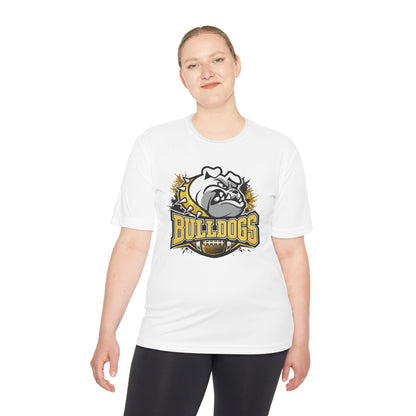 Bulldogs Football Mascot Tee — Moisture‑Wicking Sports Shirt