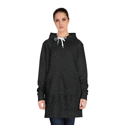 Leopard Hoodie Dress — Women's Sherpa Hoodie Dress