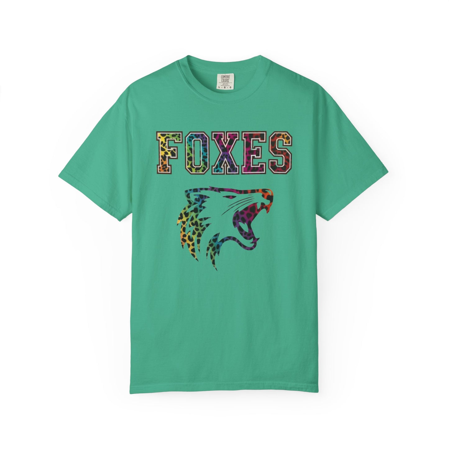 Foxes Leopard Mascot Tee