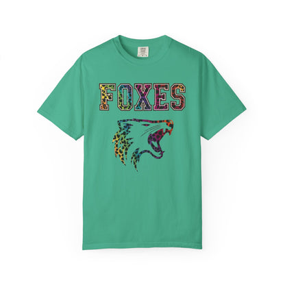 Foxes Leopard Mascot Tee